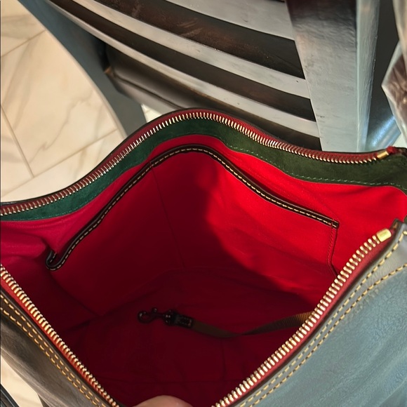 Dooney & Bourke Brown Leather Maya Hobo Bag - Picture 7 of 9